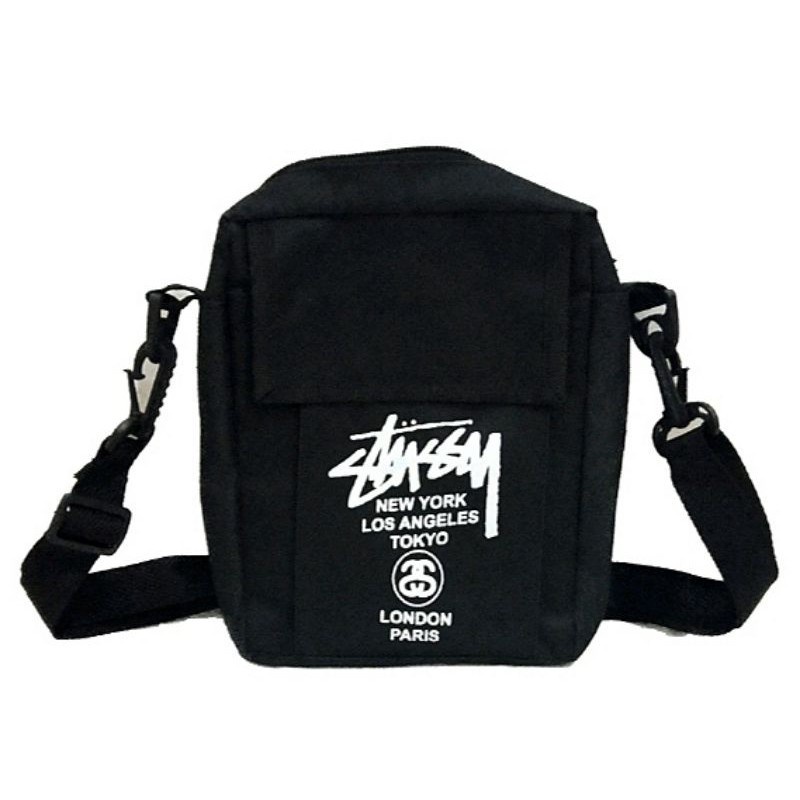 Grosir tas slempang mini pria Termurah / Sling bag Mini Sablon [A38]