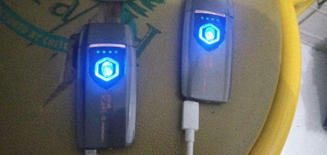 Terlaris Taffware Korek Api Elektrik Finger Print Usb Lighter Bagus