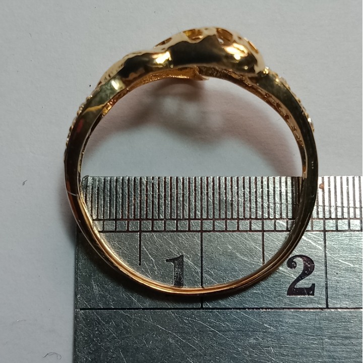 Cincin Emas 17K - 2.55 gr Kadar 750 - 1113