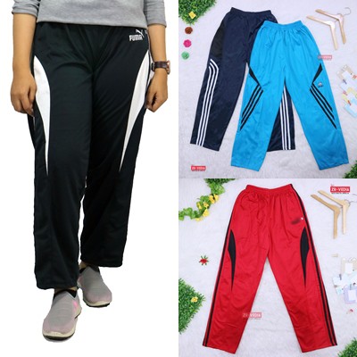 Celana Training Panjang KODE L / Celana Wanita Olahraga Harian Training Sport Pants Jumbo Adem