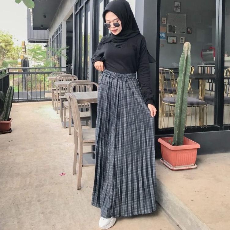Oke Price.. Rok Plisket Premium Rok Plisket Tartan Korea Rok Plisket Kotak