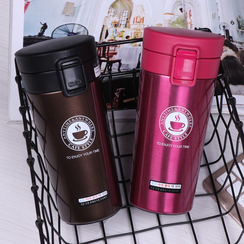 Wadah Air Kopi Stainless Botol Minum Coffee Tea Mug Travel