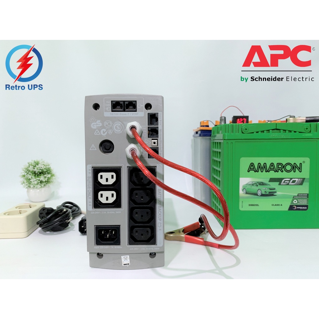 Line Interactive UPS APC RS 800 540 Watt Modif AKI External &amp; Fan  - Garansi 2 Bulan