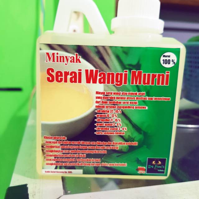 

Minyak serai wangi murni 100% @500 ml