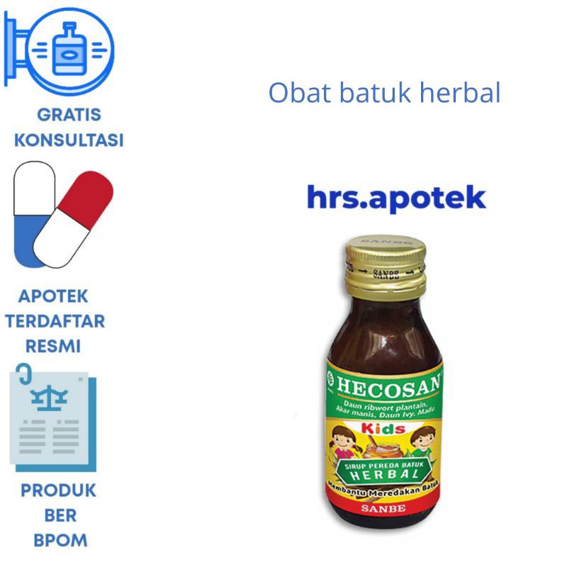 Hecosan kids obat batuk herbal anak