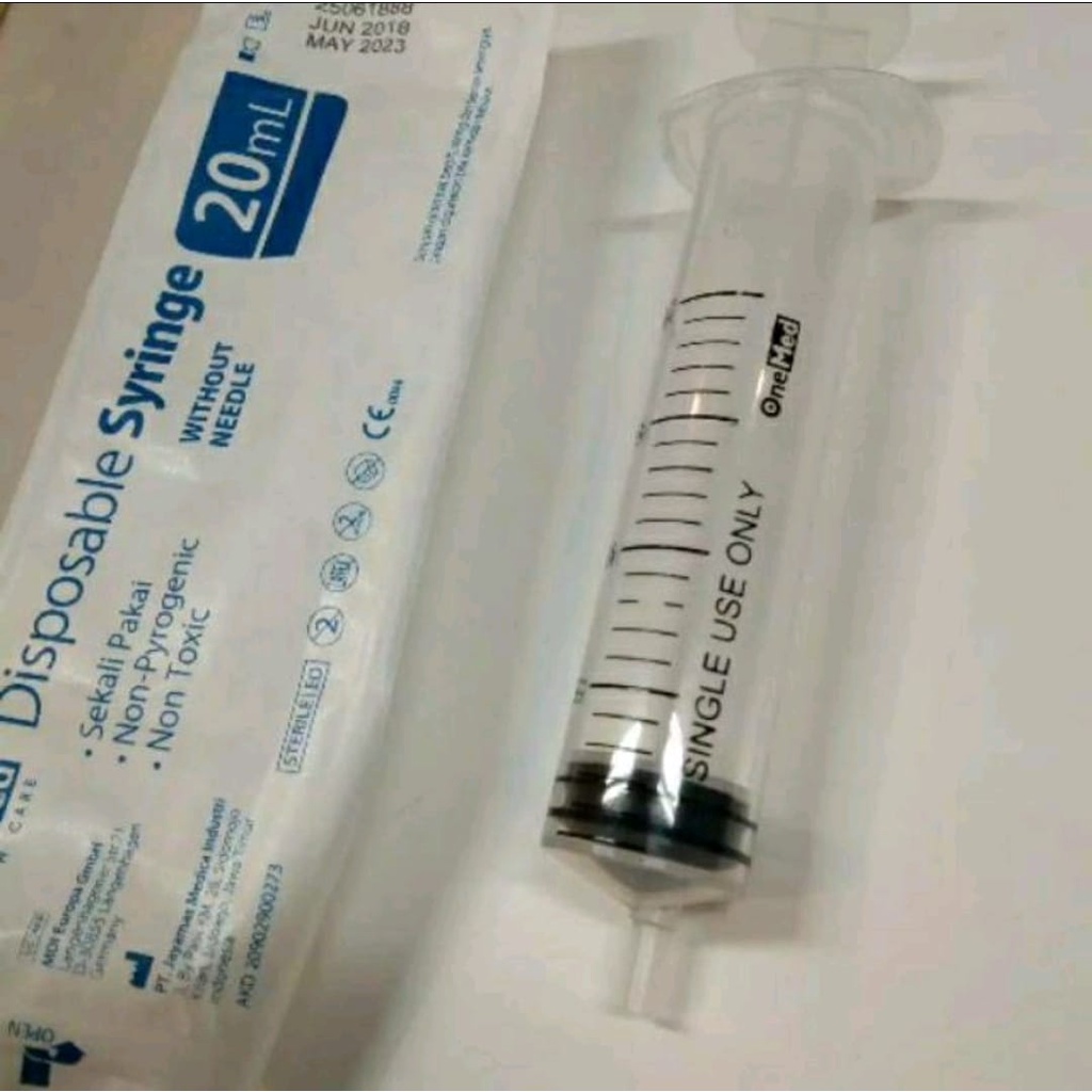 spet tabung 20ml onemed syringe 20cc