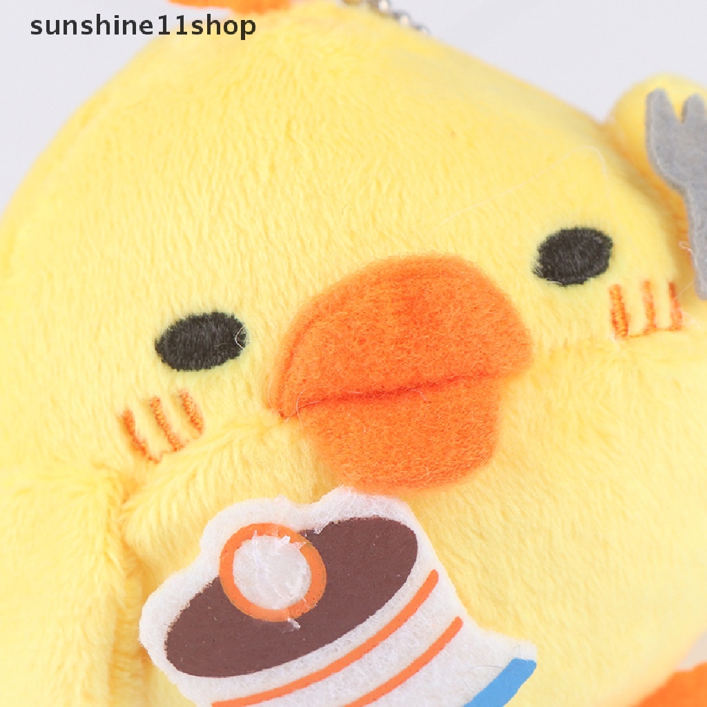 (SHO) 1pc Mainan Boneka Stuffed Plush Ayam Untuk Gantungan Kunci / Buket Bunga Pernikahan / Hadiah