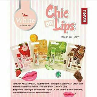 ❤ BELIA ❤ Viva Chic on Lips Lip Balm Pelembab bibir Moisture Jojoba Oil, Aloe UV Filter Vit E 4.2g