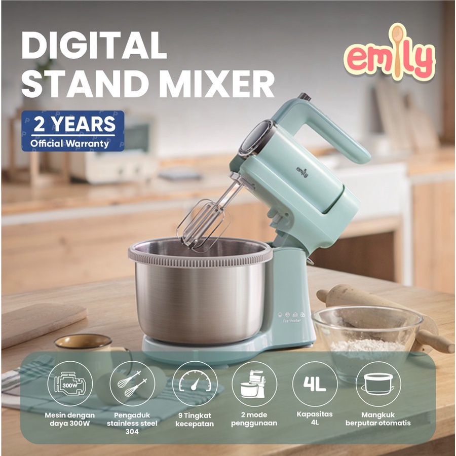 EMILY DIGITAL STAND MIXER 4L / EHM - 93002