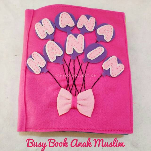 Busy Book Flanel Anak Muslim / Mainan Anak Edukatif