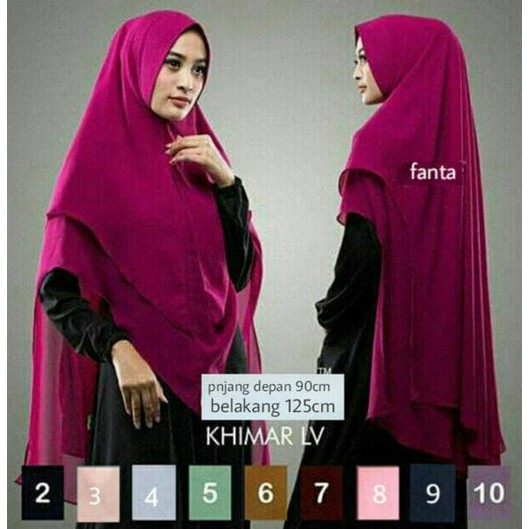 hijab jilbab syari KHIMAR LV