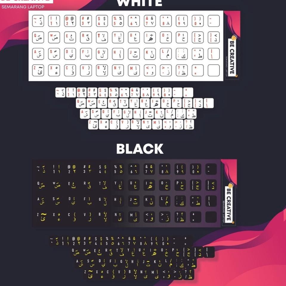 

Diskon STIKER KEYBOARD ARABIC LAPTOP PC Sticker Kibot Font Arab SQ45 ➷