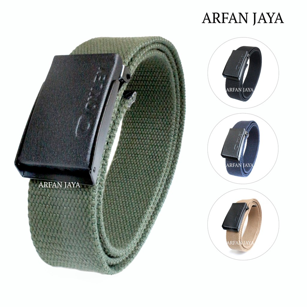 ArfanJayStore - Ikat Pinggang Pria - Ban Pinggang - Ikat Pinggang Jepit Canvas