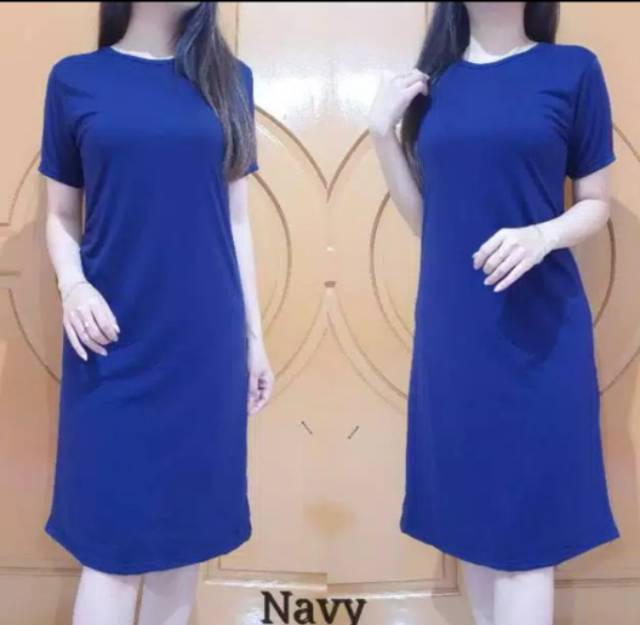 BH 181 Meygrosir dress spandex XL tgn pendek polos