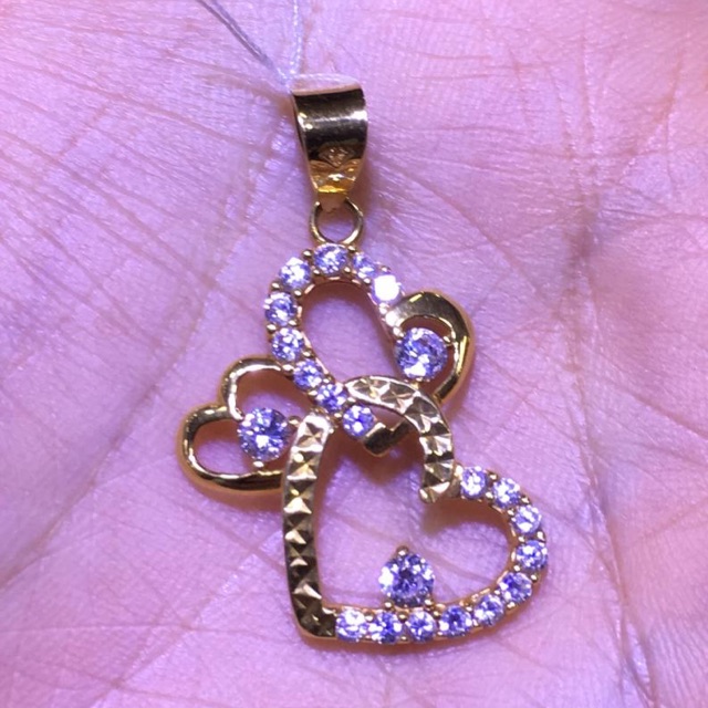 Liontin Love Double Emas Kuning 700 UBS