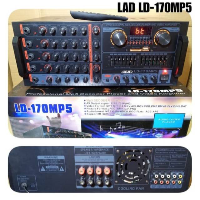 AMPLI LAD LD-170 MP5 BLUETOOTH
