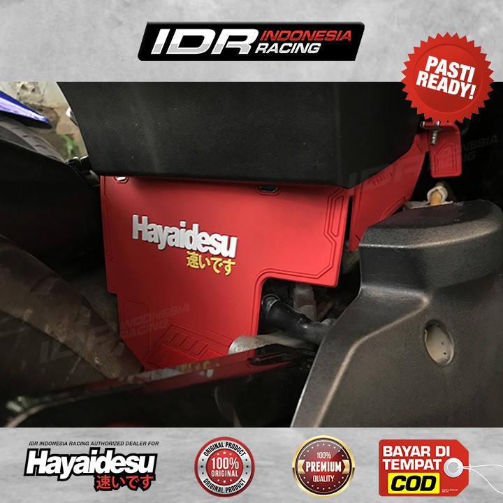 Hayaidesu Mudflap Yamaha Lexi 125 Mud Flap Guard Karet Penahan Lumpur Motor Premium