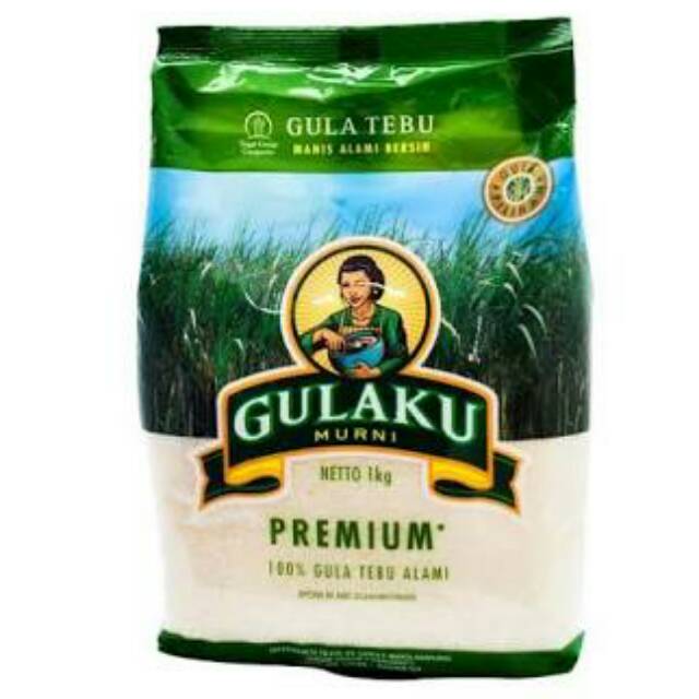 Gula Pasir Putih Gulaku Premium Hijau 1 Kg Indonesia