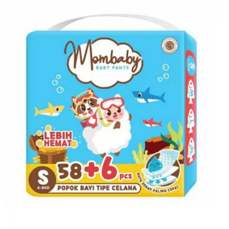 Pempers Mombaby Pants [ S58, M54, L46, Xl40 ]