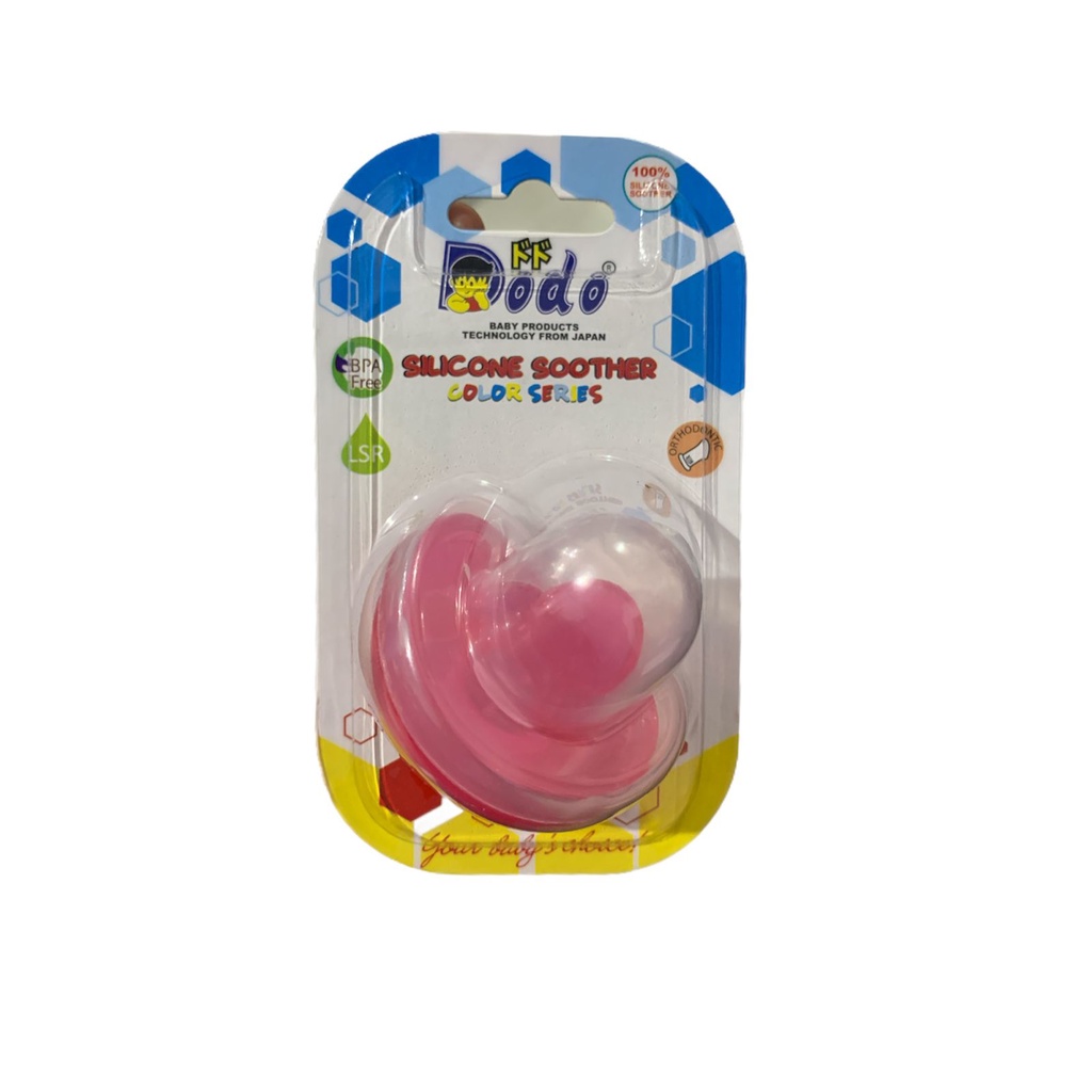 Dodo Silicone Soother Color Series - Kompeng / Dot Bayi