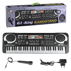 Mainan Anak Piano Digital Keyboard Elektronik 61 Kunci Toots Plus Microphone