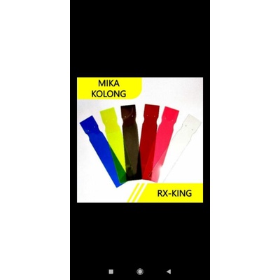 Mika kolong Rx.k Alas/ tahanan lumpur bawah kolong motor