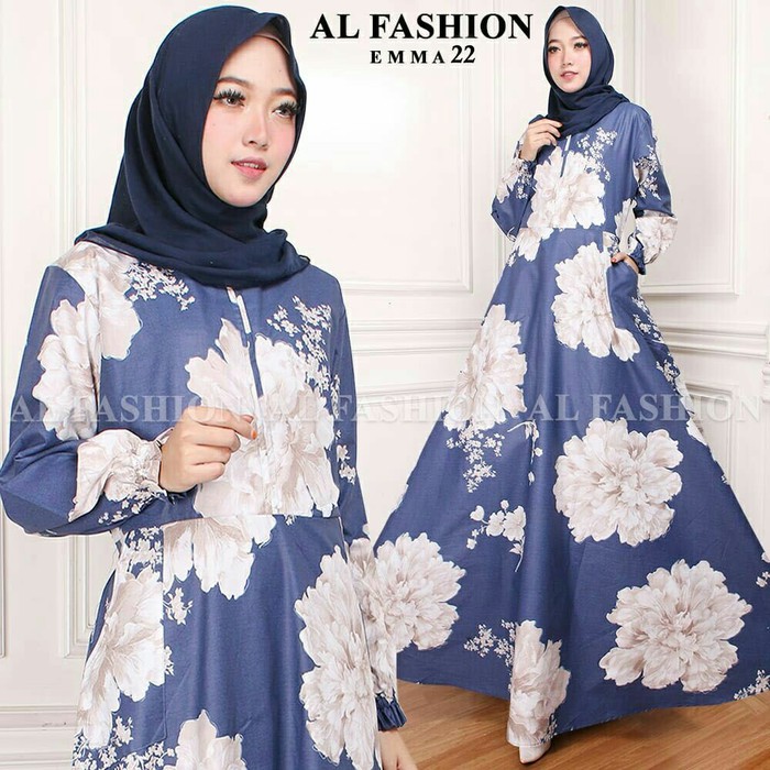 GAMIS SHANUM SET SYARI ORI INTANAKA LONGDRESS MAXI BUBLEPOP I.8385669.64308381