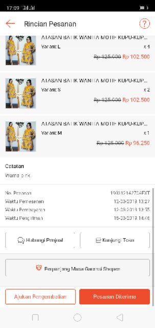 Atasan Batik Wanita Motif Gloria Kupu-kupu Cenderawasih