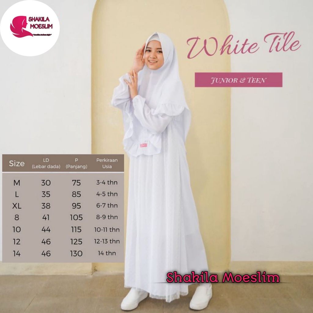 Gamis Putih Anak  Perempuan Umur 11 12 Tahun Tanggung Remaja Baju Gamis Muslim Anak  Gamis Putih Anak Tanggung Baju Muslim Anak Perempuan  Gamis Syari Anak Putih Gamis Putih Anak Perempuan Gamis Anak Putih Manasik Haji