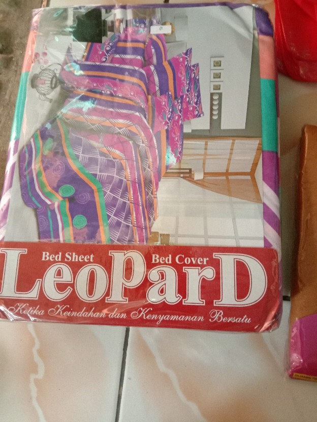 Sprei Katun Leopard King B2 180 X 200 (partai Grosir/ecer Termurah)