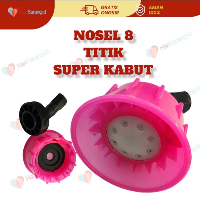 Pengabut Nozzle nosel Sprayer Crobong 8 Lubang