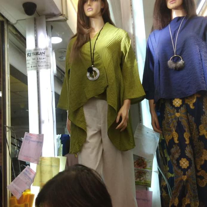 TUNIK TERLARIS TUNIK PLISKET BAHAN SUTRA SILK SI PLISKET IMPORT LIMITED - POS3