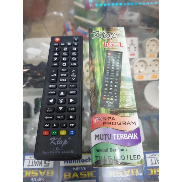 Remote TV LG LED tanpa setting.