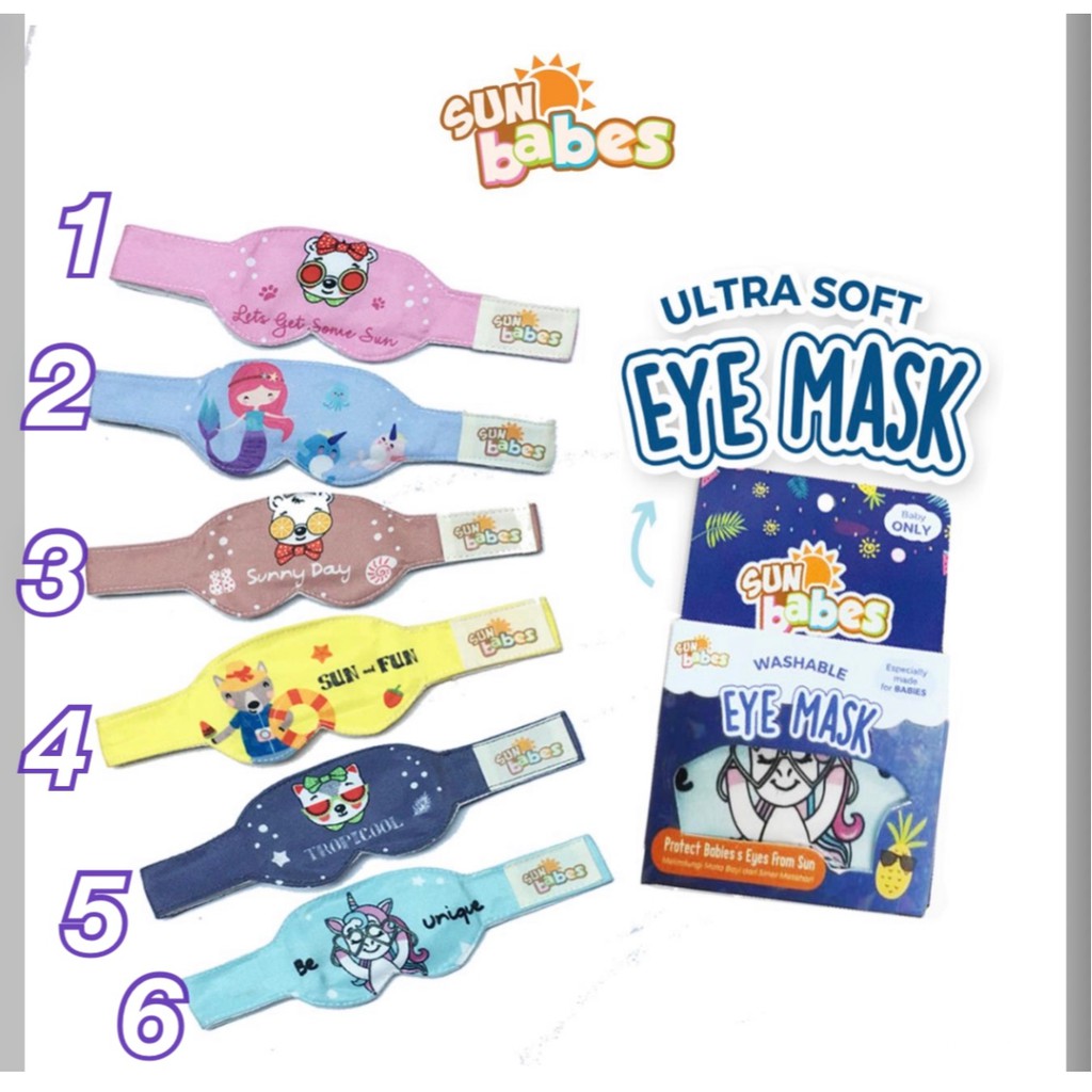 Sunny Baby Eye Mask / Kacamata jemur / penutup mata bayi CBKS