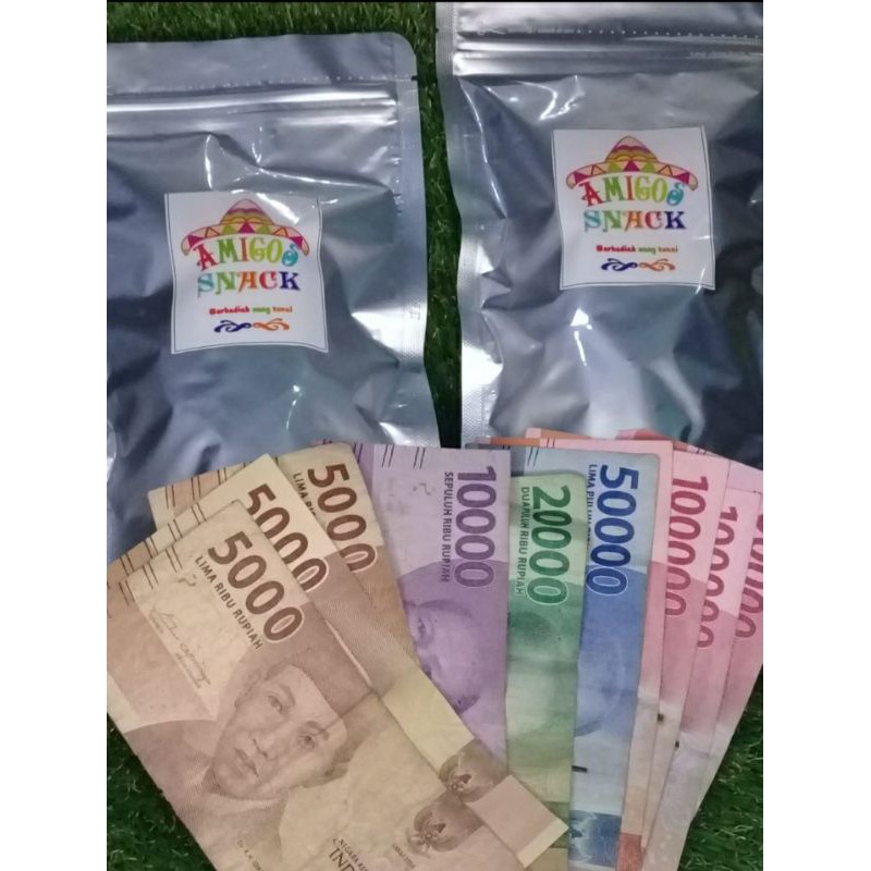 AMIGOS Snack berhadiah Uang Tunai ANTI ZONK isi 4pcs