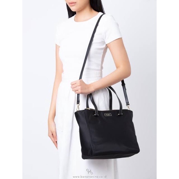 kate spade dawn medium satchel black