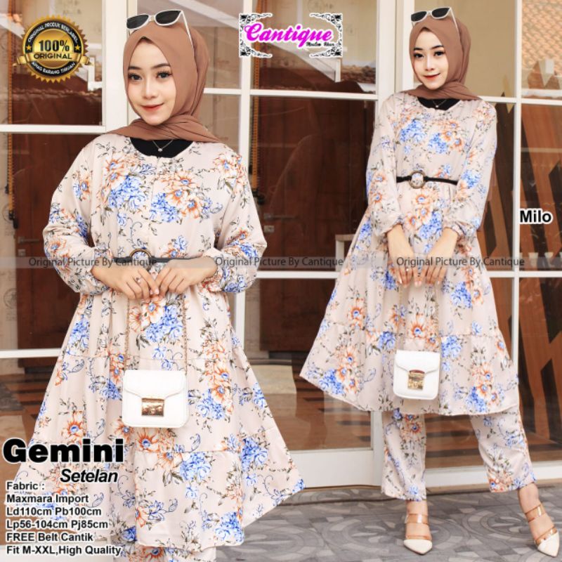 Gemini setelan wanita maxmara by cantique