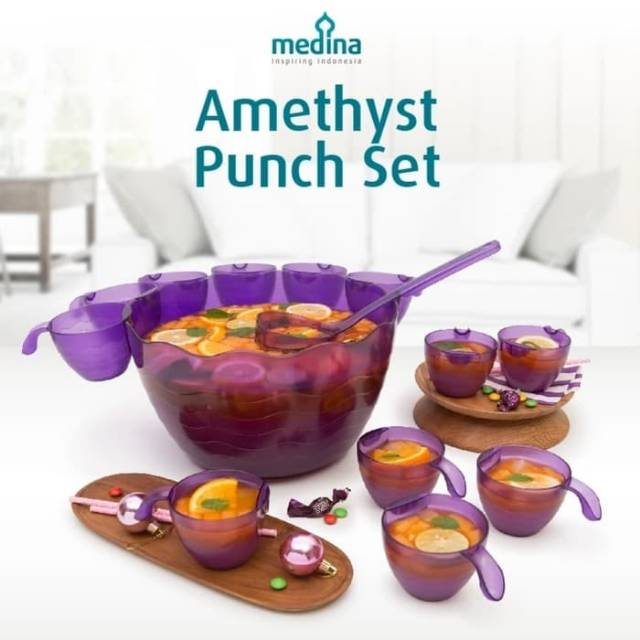 

* Amethyst Punch Set *