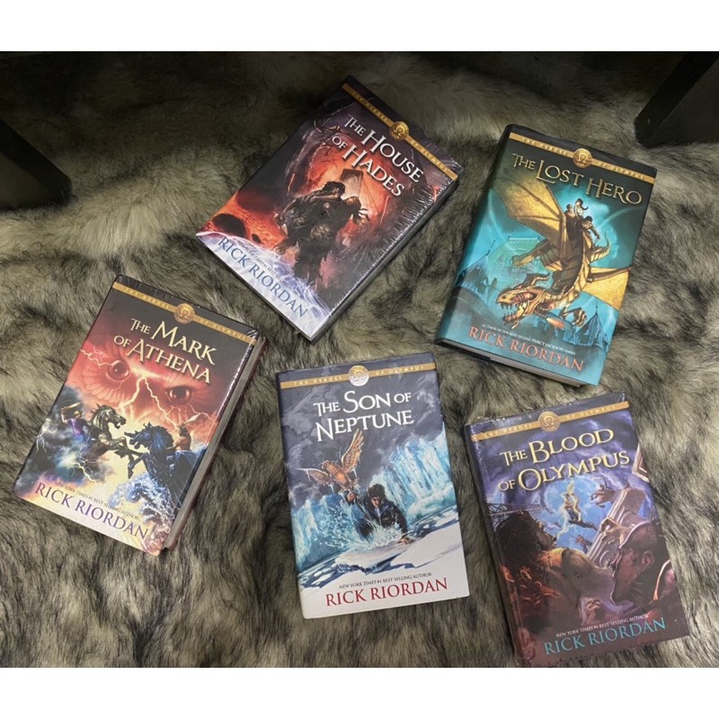 [INDONESIA] BUKU NOVEL SERI HEROES OF OLYMPUS COMPLETE - RICK RIORDAN [ORIGINAL]