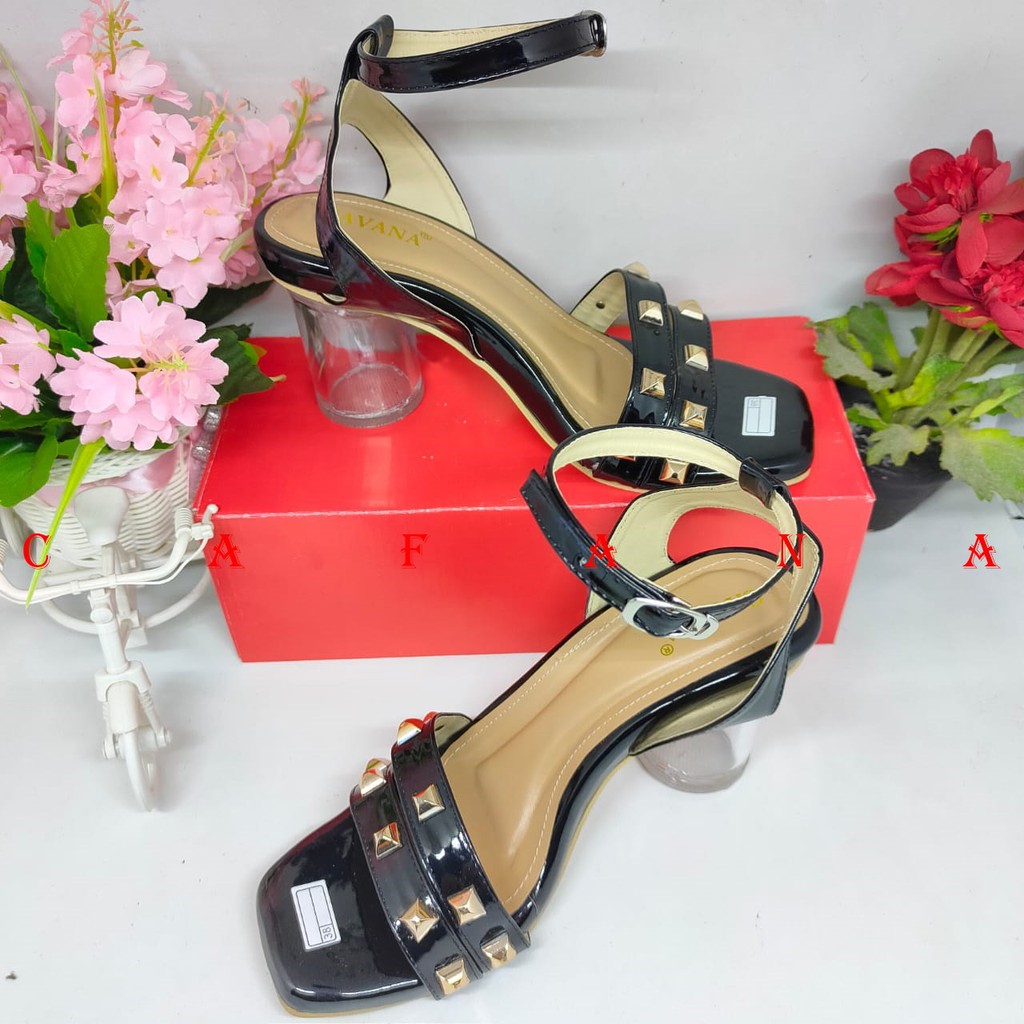 Heels Kaca Wanita Premium Elisha SDH209