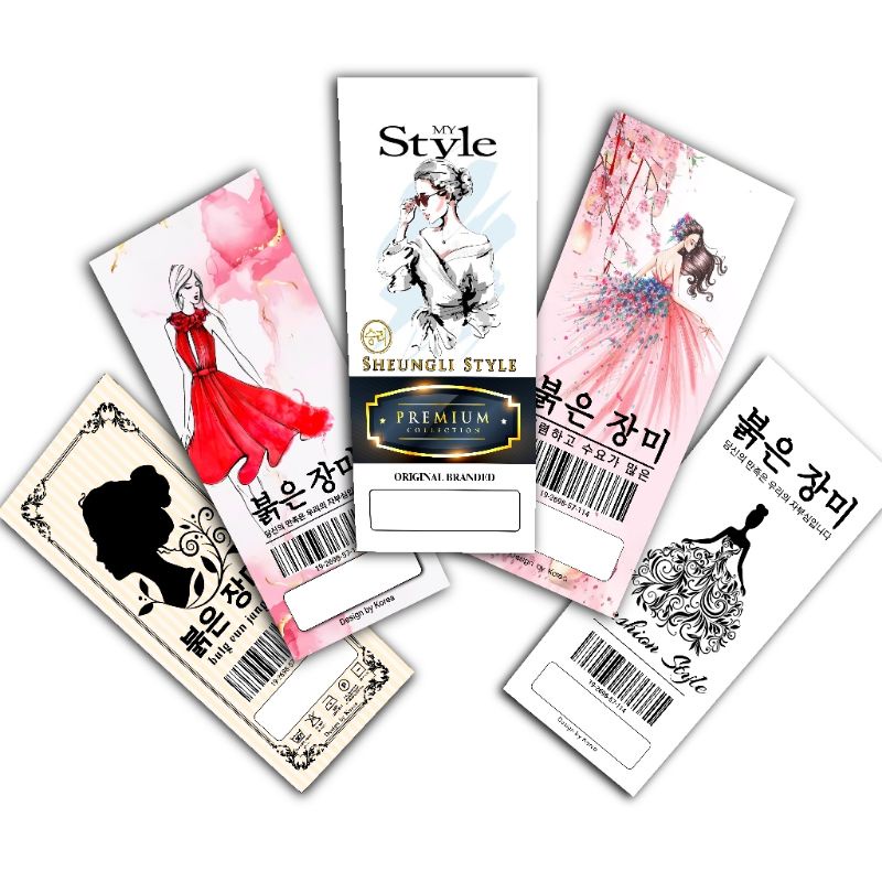 

hangtag (100 pcs) bonus tali label baju import 4x9 cm hantag , handtag , handstag , pricetag , merek baju korea jepang label baju lebel baju ready stok