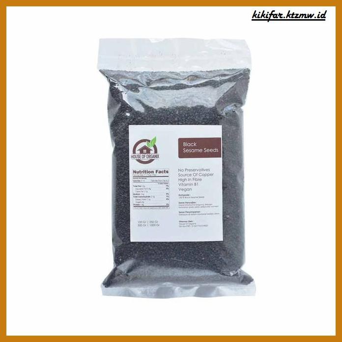 

Makanan-Kering- Black Sesame Seeds (Biji Wijen Hitam) 100Gr -Aneka.