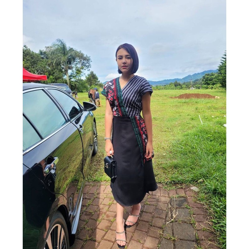 DRESS BATIK ETNIK ANDIN | DRESS ETNIK MODERN PEKALONGAN