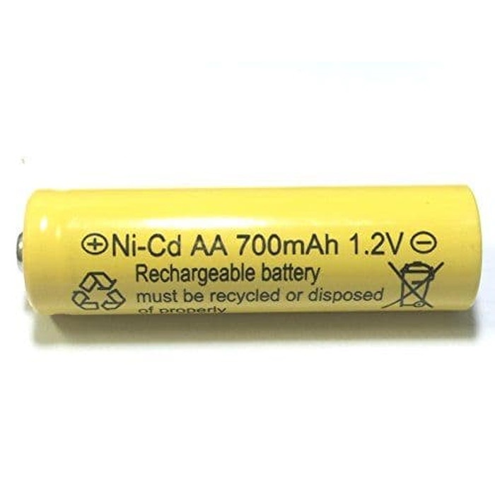 Baterai Battery Batre Charger Cas AA A2 Rechargeable 700mah Nicd AAA A3 600mah NiMh