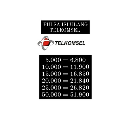 PULSA  TELKOMSEL isi ulang