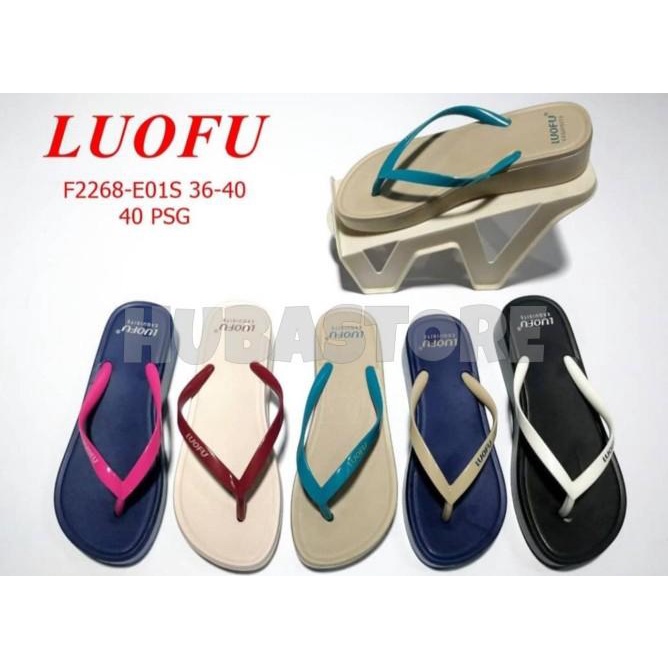 SANDAL JEPIT JELLY WANITA LUOFU EXQUISITE F2268-E01S