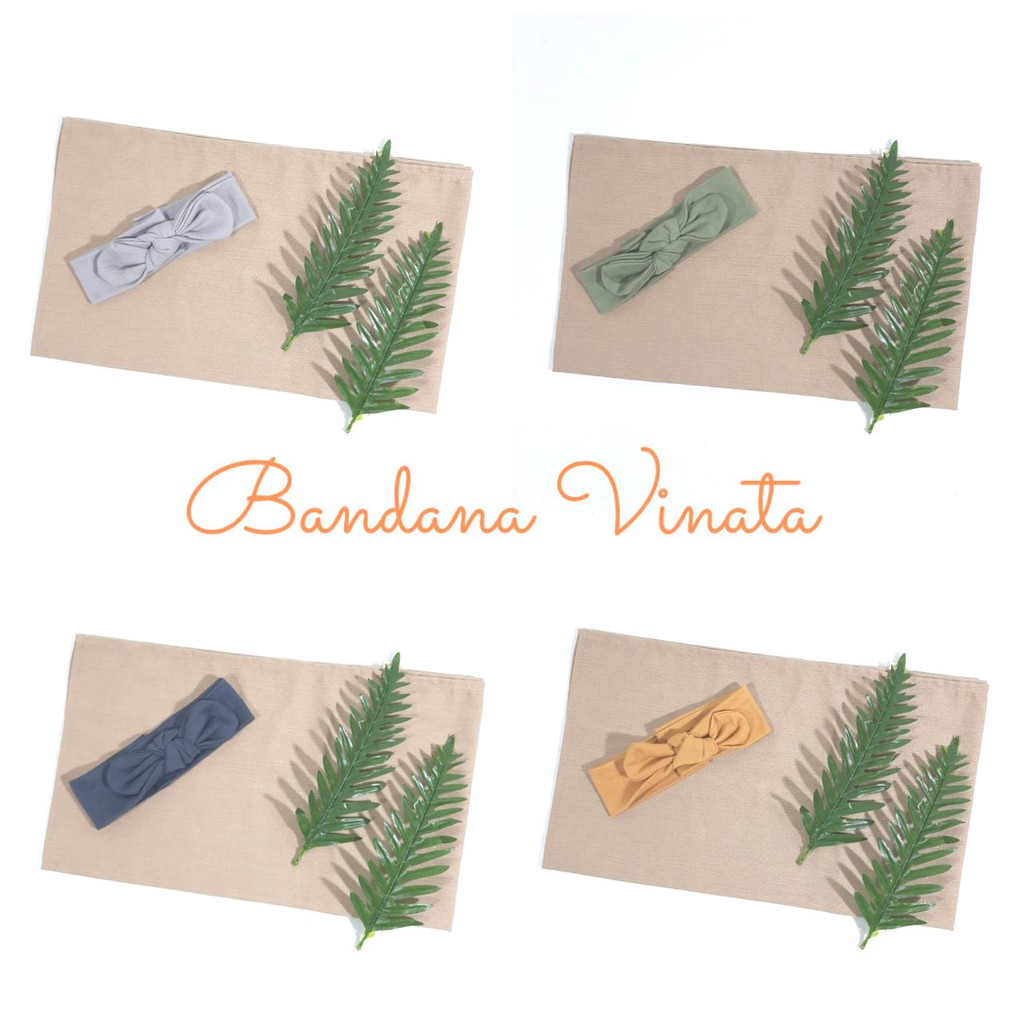 BANDANA PITA BAYI VINATA - BANDANA BAYI MURAH