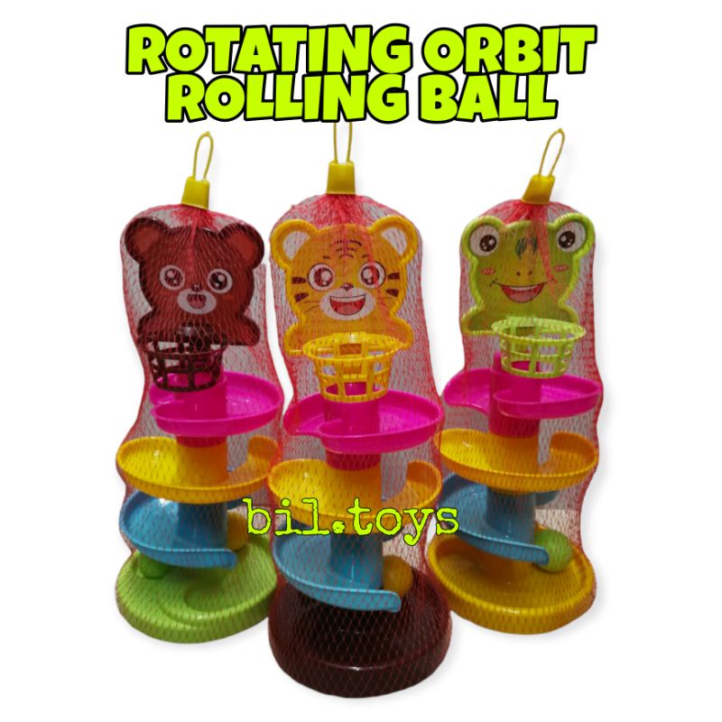 MAINAN ANAK ROTATING ORBIT MAINAN ROLLING BALL SPIRAL TOWER MAINAN EDUKASI ROLING BALL SH220 SH225