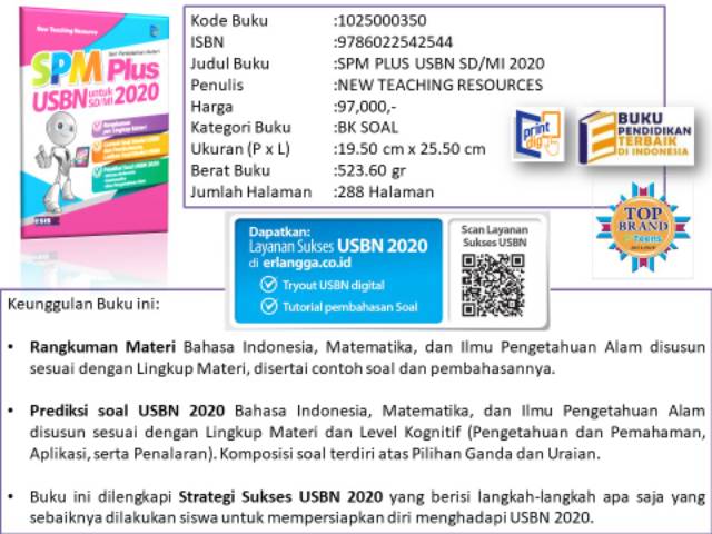 Buku Spm Plus Usbn Sd Mi 2020 Shopee Indonesia