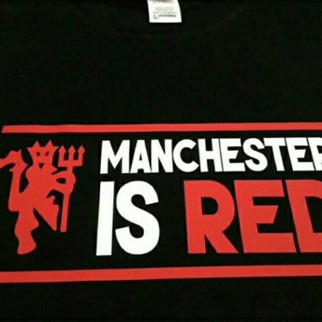 Tshirt Manchester Is RED / kaos Manchester united